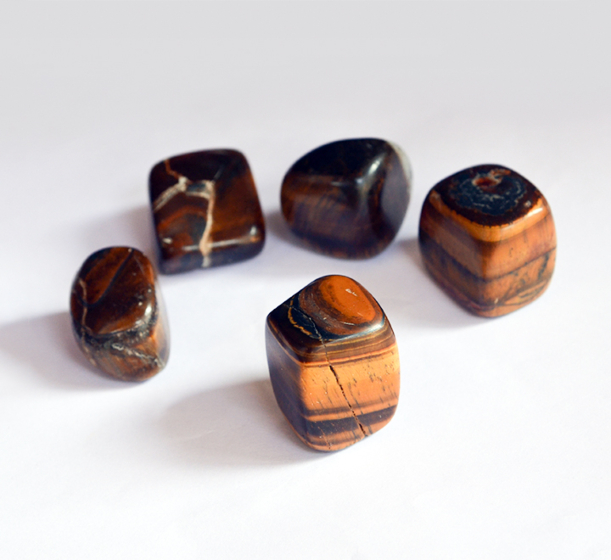 Loose Agate Stone Tiger Eye Tumble
