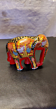 Handcrafted Red Kel Wood Decorative Elephant I Red