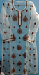 Handcrafted Organza Chikankari Kurti