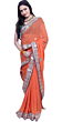 Orange Gota Patti Saree