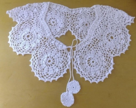 Handwoven Crochet Cape | White 