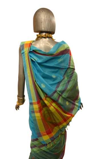 Handloom Anwa saree | Turquoise
