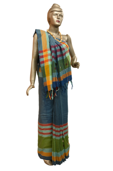 Handloom Anwa saree | Multicolour
