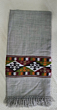 Kullu shawl in steel  grey color 