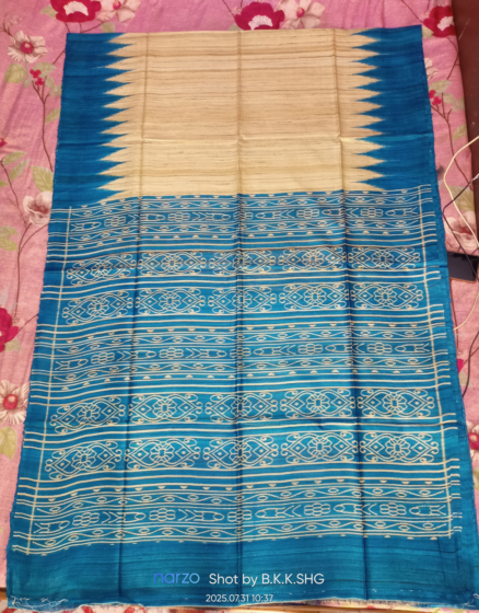 TASAR GHICHA SILK SAREE