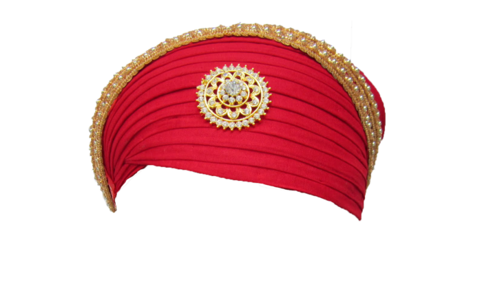Mewari Pagdi in Red