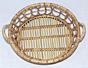 Dastkar Crafts Cane Tray with Handle Kitchen Essential
