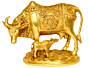 BRASS COW  CALF 6 INCH
