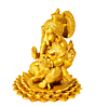 BRASS GANESH LOTUS 8 INCH  