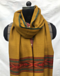 Kullu Stole | Woollen Stole | Mustard