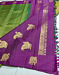 Kancheepuram Handloom Silk Saree-Green