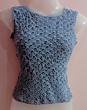 Crochet Top | Grey