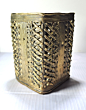Handcrafted Brass Pen Stand | 7 x 7 x 10 inches
