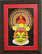Cultural Marvel Handcrafted Kathakali Frame