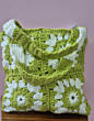 crochet hand bag