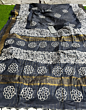Aarvi Grace – Kota Staple Mangalagiri Saree with Discharge Print & Matching Blouse | Lightweight Handloom Elegance