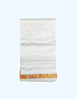 Cream Dhothi with Golden Zari border | 30 Kuligai