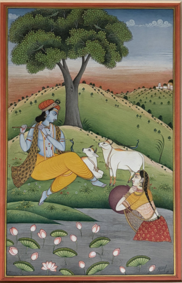 Divine Love Along Yamunas Shore