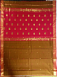 Sausar Magenta Silk and Cotton saree