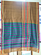 Handloom Cotton Saree with Striped Pallu I Multicolour