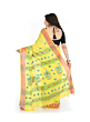 Handloom Khesh Cotton Saree I Yellow
