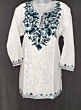 Women Embroidered Pure Cotton Short Kurti  