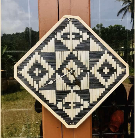 BAMBOO HOME DECOR CLOCK