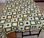 Handmade Crochet Dinning Table Cover | Black & Beige