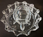 Vastu Feng Shui Crystal Glass Turtle with Plate