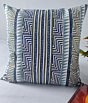 Block Printed Cotton Cushion Covers | Set of 2 | Allover Pattern