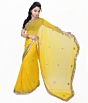 Yellow Gota Patti Sarees