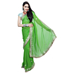 Handcrafted Gotta Patti Saree | Green