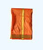 Orange Colour Silk Dhothi and Angavastram Set 