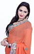 Orange Gota Patti Saree