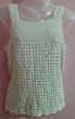 Handwoven Crochet Top | White