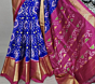 Ikkat Handloom Silk Saree