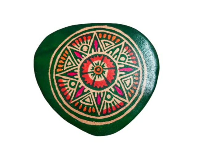 Genuine  Leather Handcrafted Jewelry Box | Dark Green