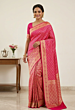 Handcrafted Rankat Banarasi Silk Saree|