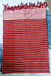BEDSHEET RED WITH DARK RED PATTI Janta001