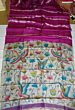 Tussar Hand Painted Saree with Blouse Piece