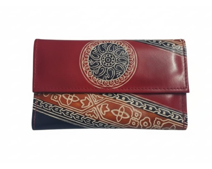 Genuine  Leather Shantiniketan Clutch Bag purse
