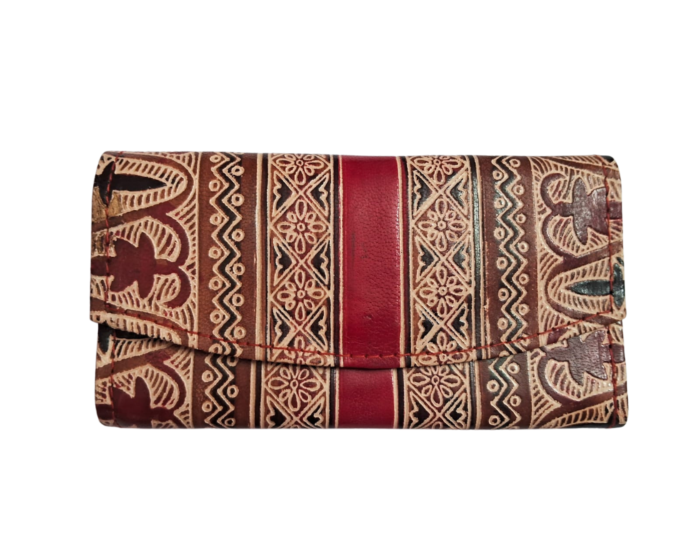 Genuine Leather Shantiniketan Clutch Purse