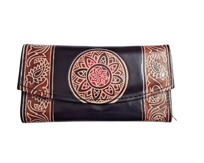 Genuine Leather Shantiniketan Clutch Purse
