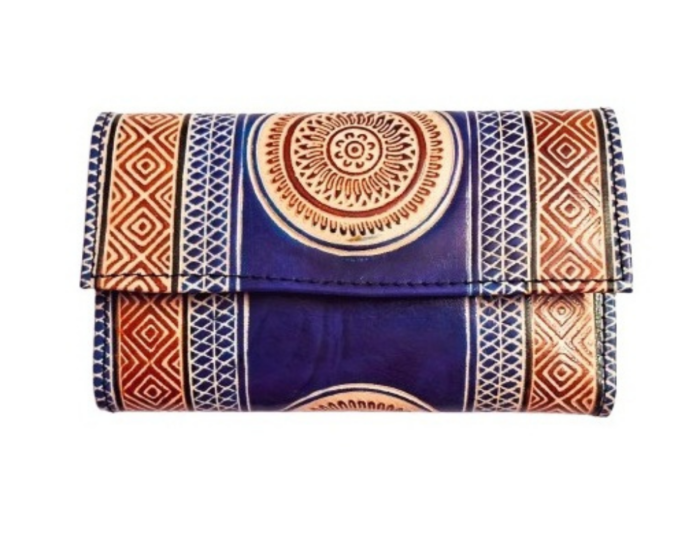 Genuine  Leather Shantiniketan Clutch Bag purse