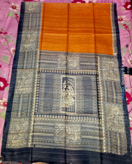 TASAR GHICHA SILK SAREE 
