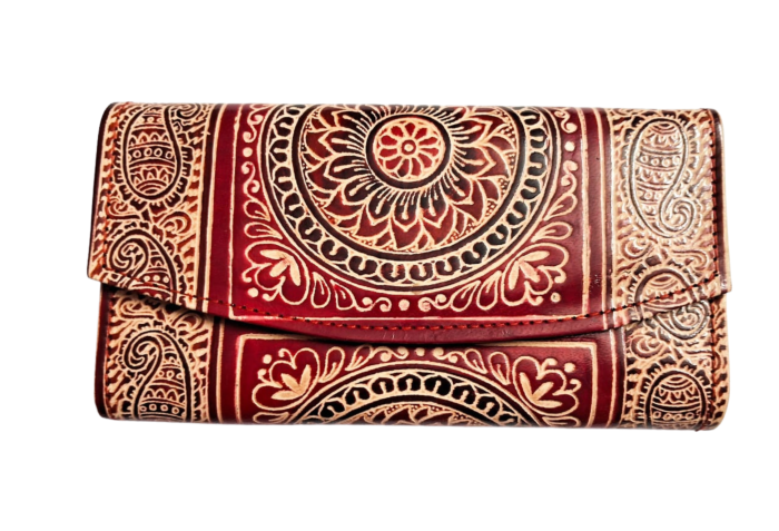 Genuine Leather Shantiniketan Clutch Purse
