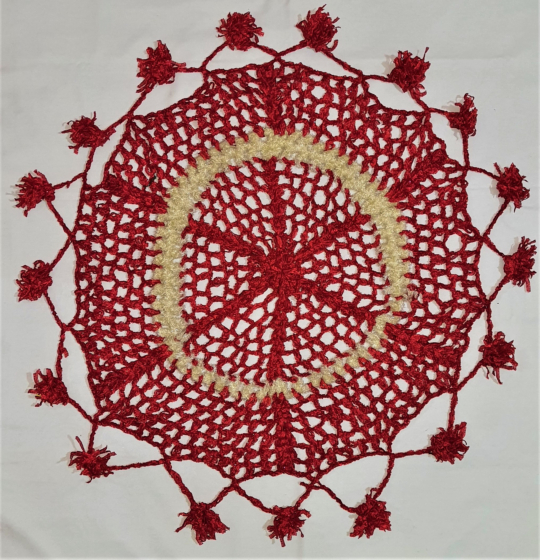 Handwoven Woolen Fruit/Basket Cover