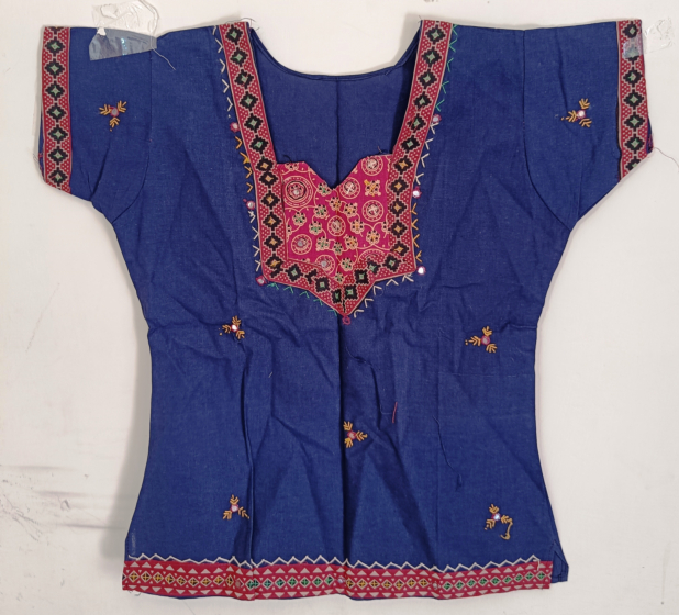 Girls Ethnic Top | Aari Embroidery | L