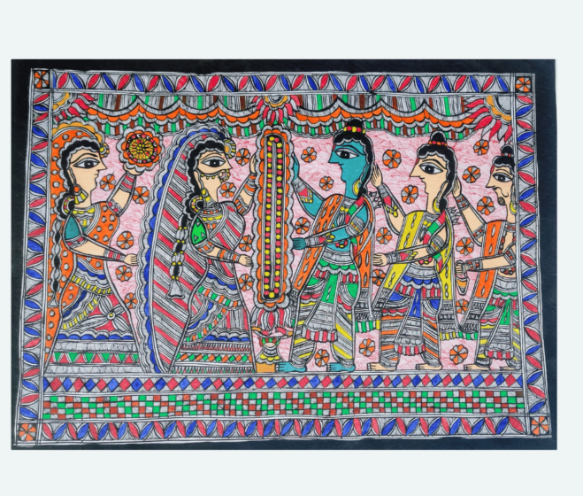 Madhubani Vivah, A Celebration of Sacred Union