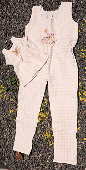 Mom and me jumpsuit set